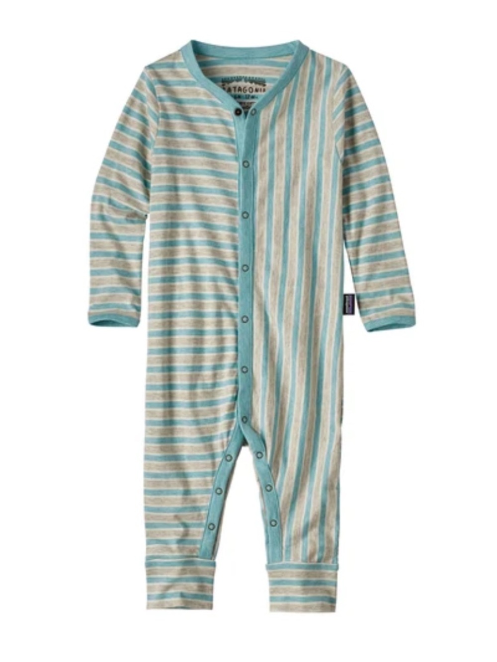 Patagonia Baby Wombat Stripe — 6–12M — NWT